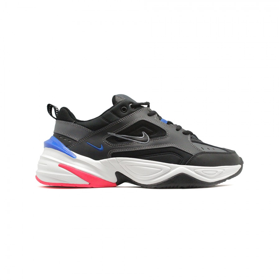 nike m2k tekno black red