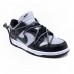 Кроссовки Off-White x Nike Dunk Low Black Grey для активных людей