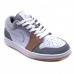 Кроссовки Nike Jordan1Retro Low Grey&White для активных людей