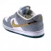 Кроссовки Nike Dunk Low Grey&Gold для активных людей