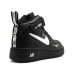 Купить Мужские кроссовки Nike Air Force 1 Mid SE Premium Black на beinkeds.ru