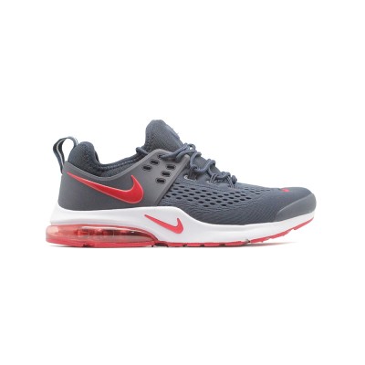 Мужские кроссовки Nike Air Presto Woven Grey-Red- BeInKeds.ru